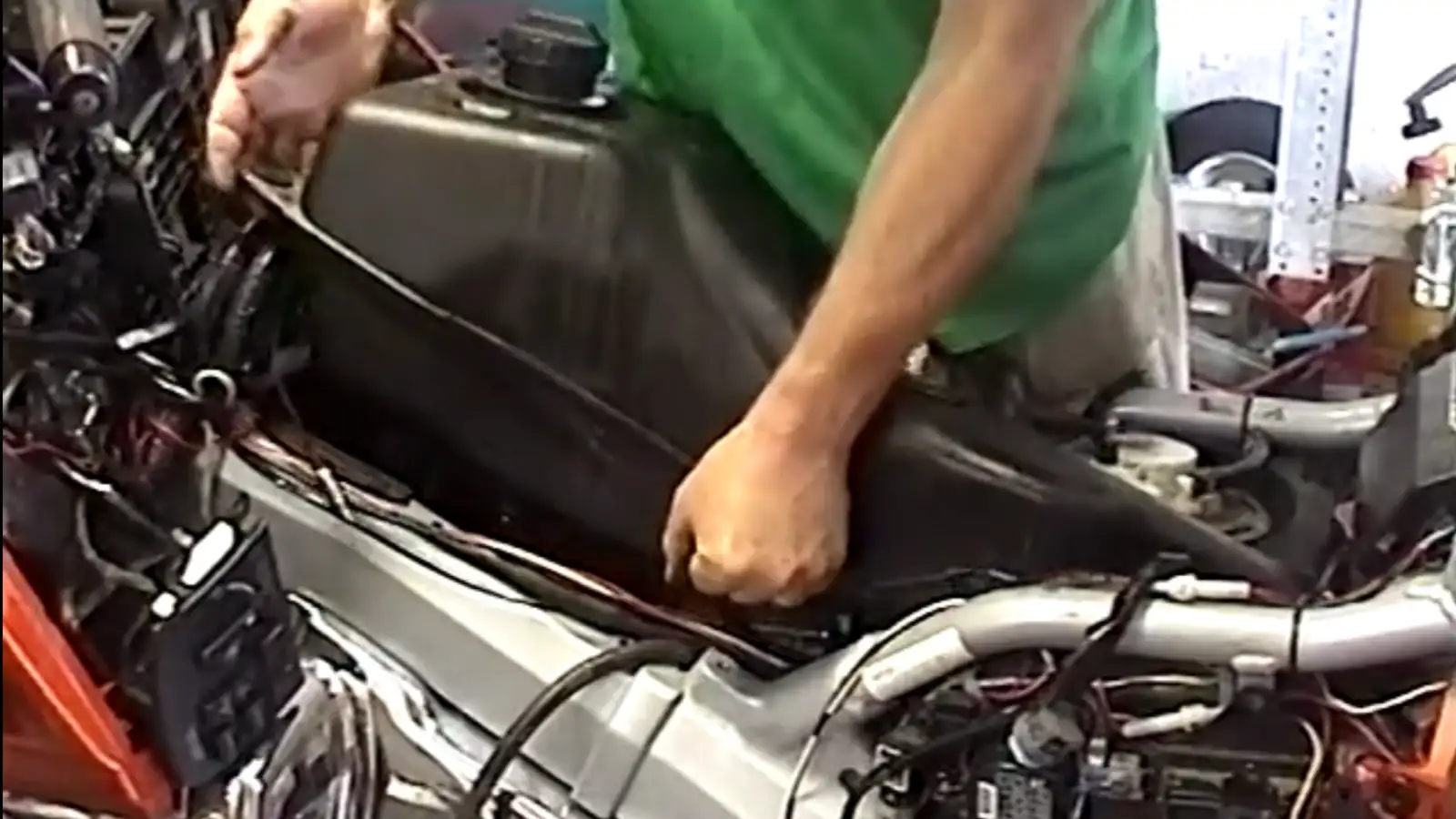 Gas Tank Removal
