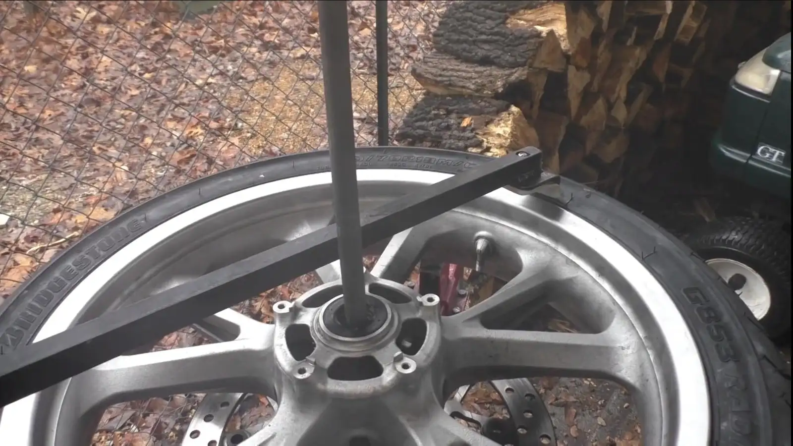 Front Tire Removal Tip